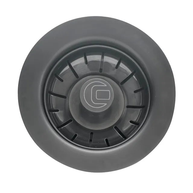 caple-siebkorbventil-mit-berlauf-gunmetal-ablaufgarnitur image 1
