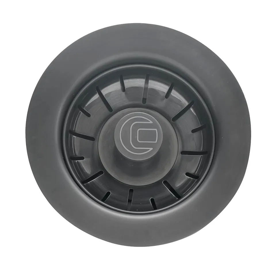 caple-siebkorbventil-mit-berlauf-gunmetal-ablaufgarnitur image 1