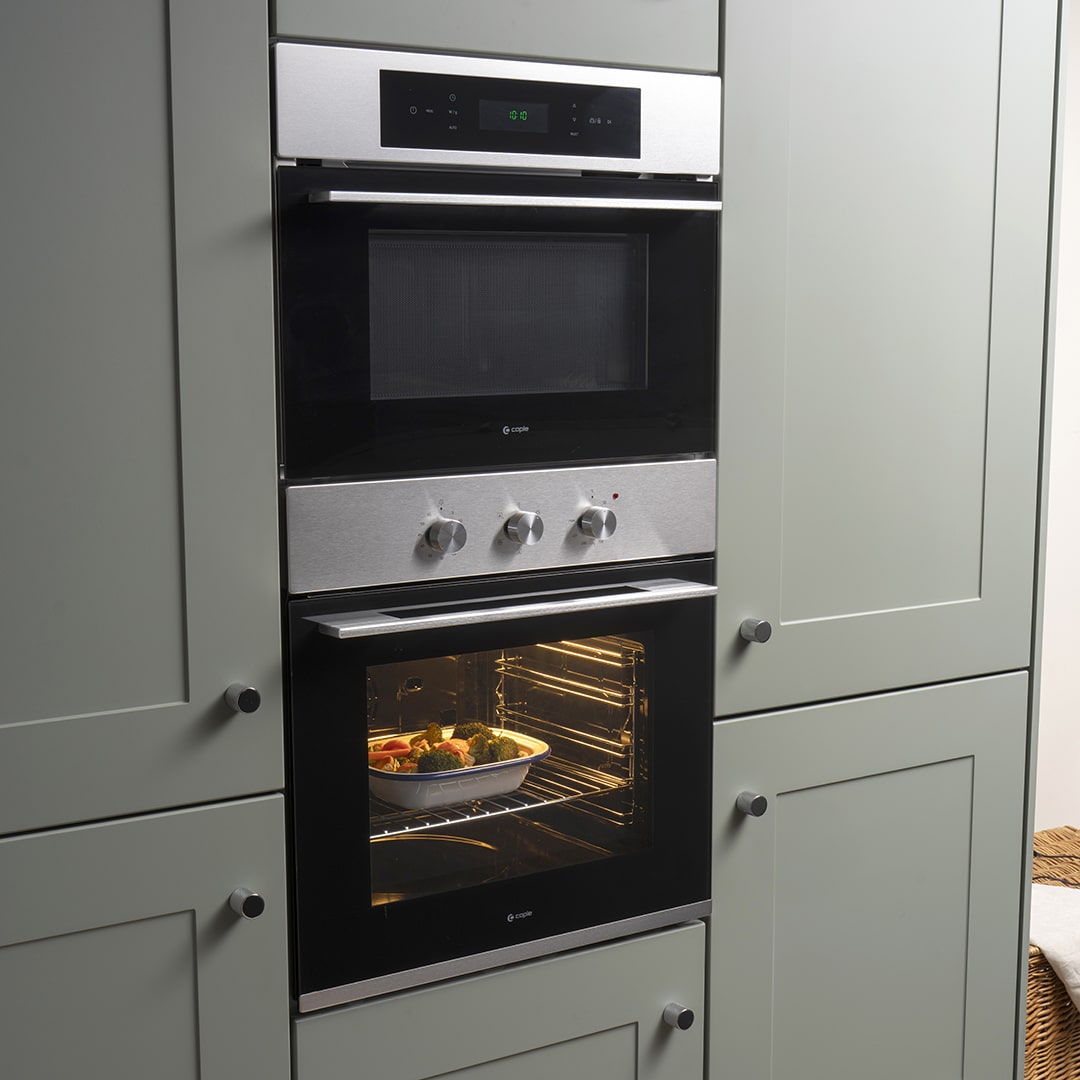 caple-60cm-elektro-einbaubackofen-schwarz-edelstahl image 5