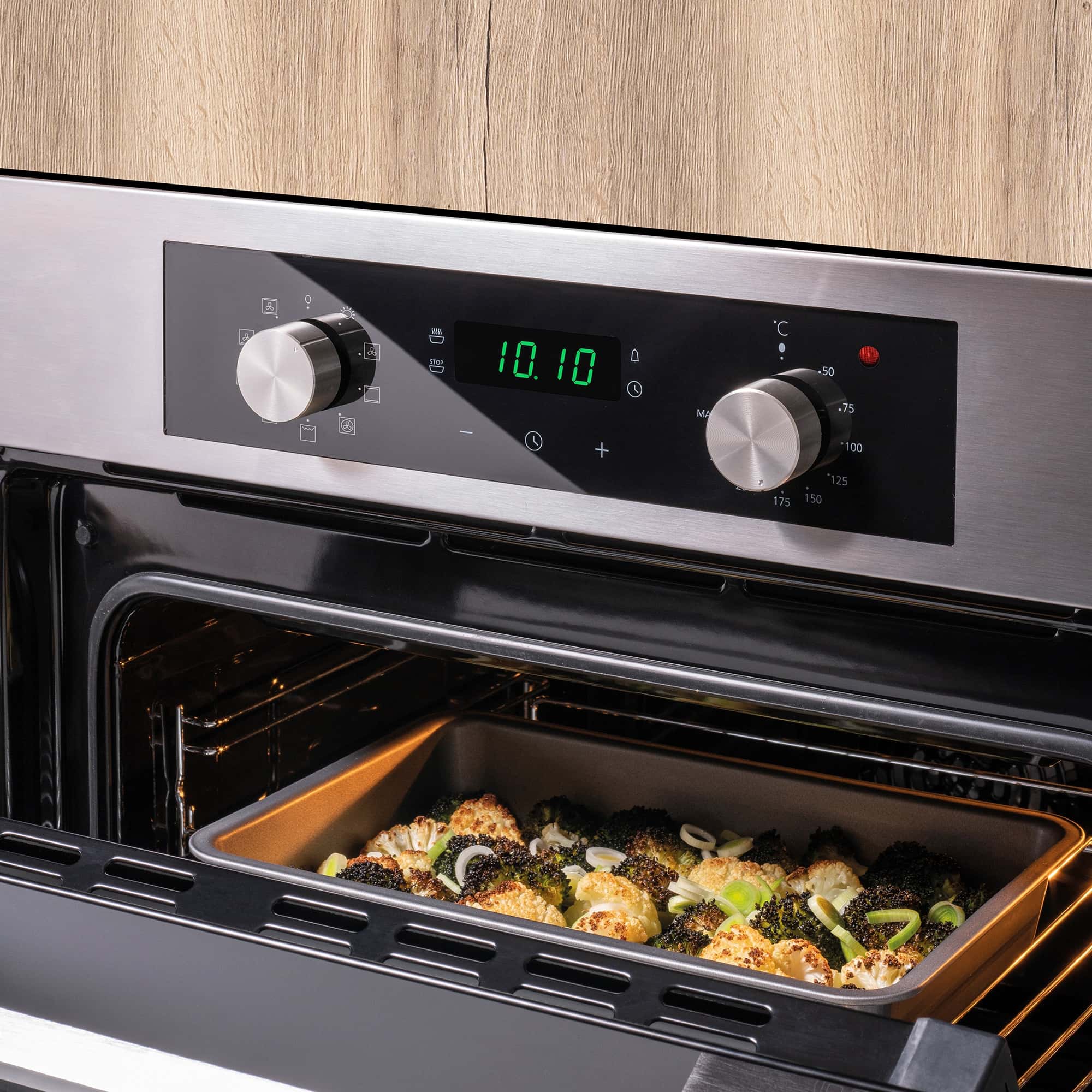 caple-60cm-elektro-einzelbackofen-schwarz-edelstahl image 3