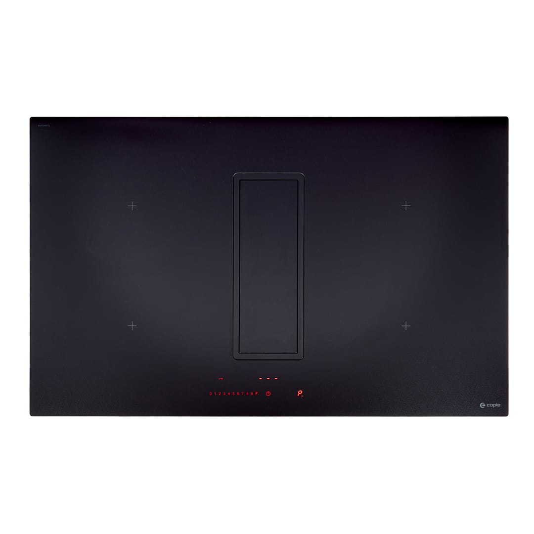 caple-plasma-83-cm-induktionskochfeld-mattschwarz-mit-downdraft-abzug image 1
