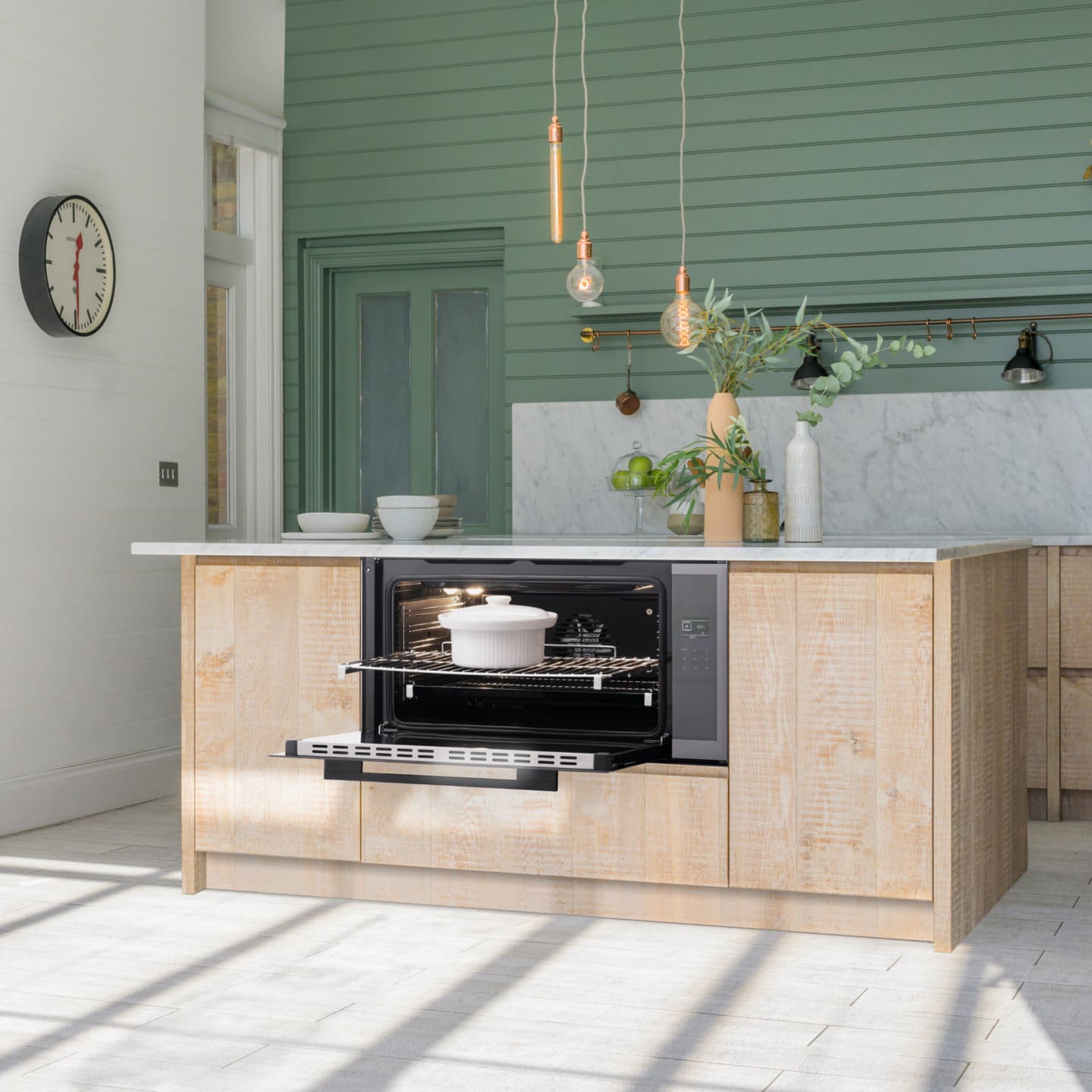 caple-90cm-electric-single-oven-gunmetal-elektro-einzelbackofen image 2