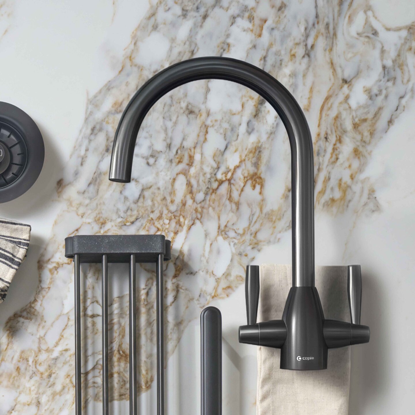 caple-avel-dual-lever-k-chenarmatur-black-steel image 2