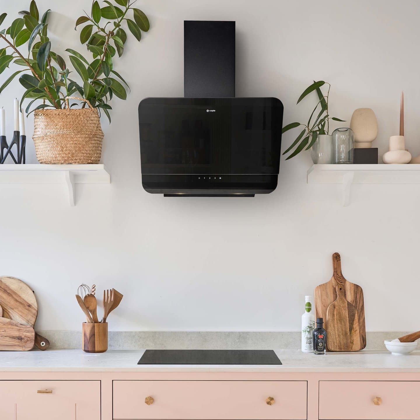 caple-omnis-60cm-wandhaube-schwarzglas image 2