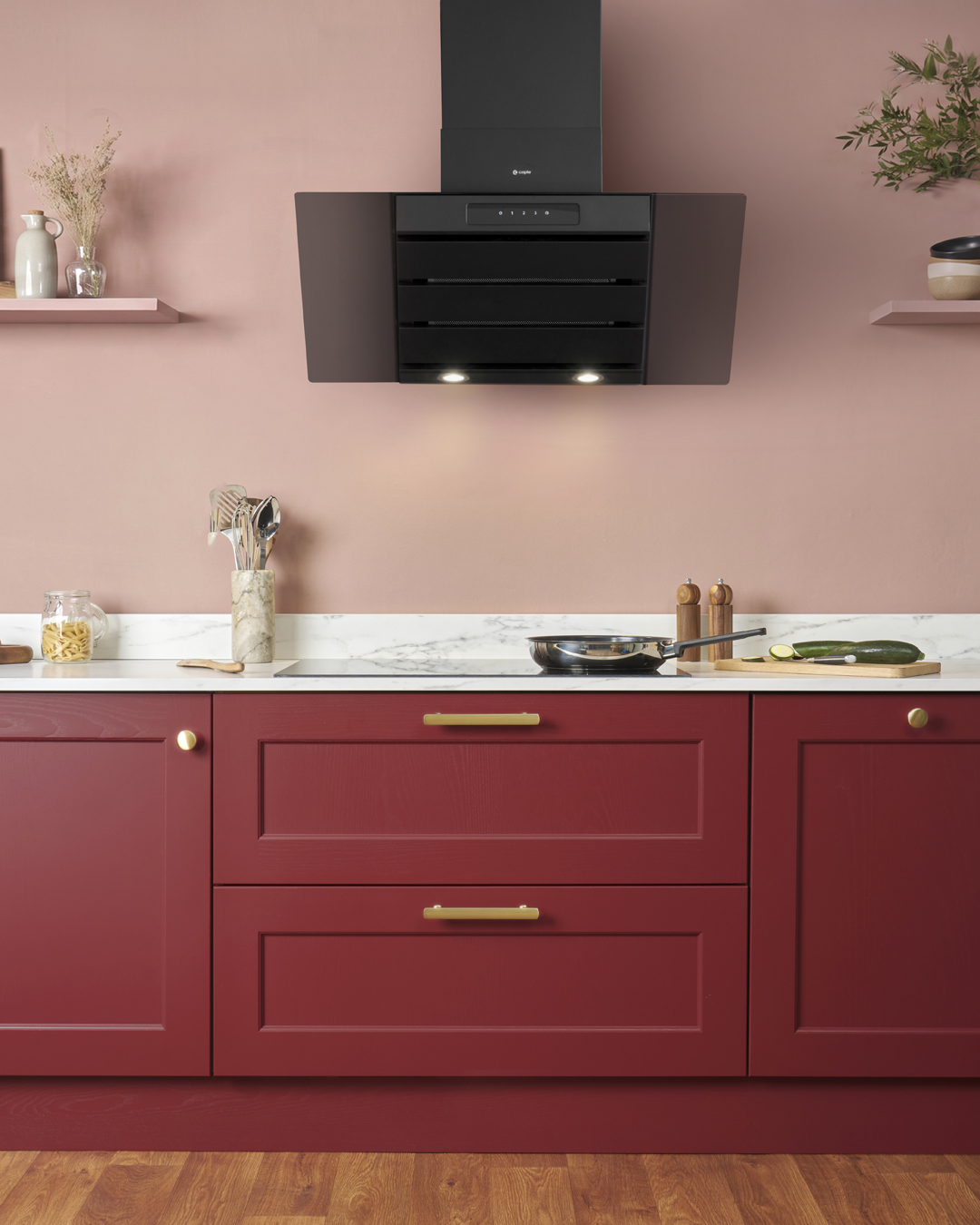 caple-spirit-90cm-wand-kaminhaube-schwarzglas image 2