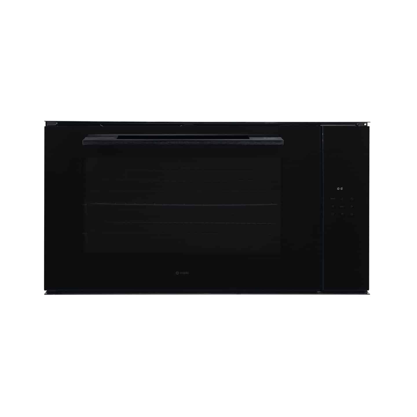 caple-90cm-elektro-einzelbackofen-schwarzes-glas image 1