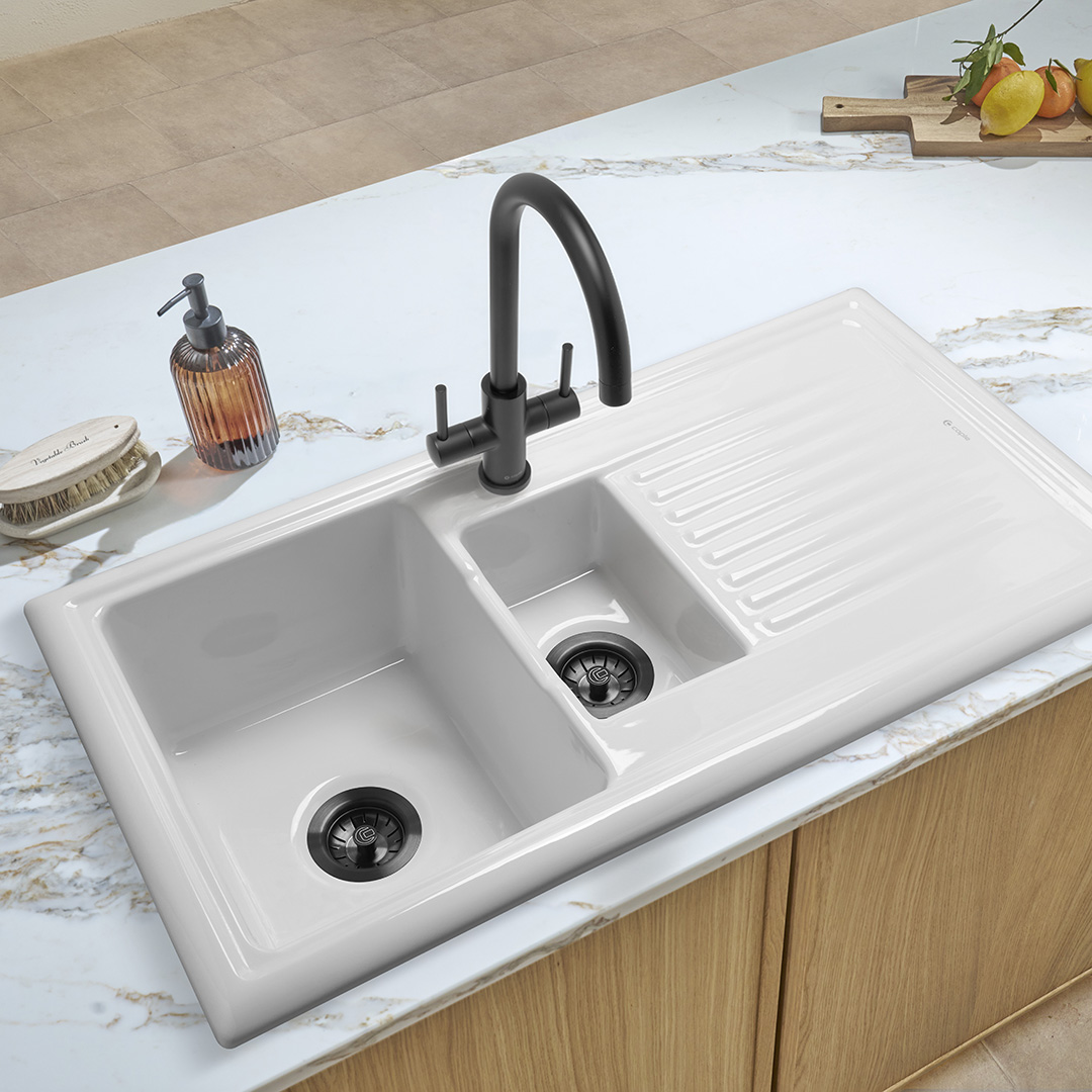 caple-lamar-dual-lever-wasserhahn-mattschwarz image 2