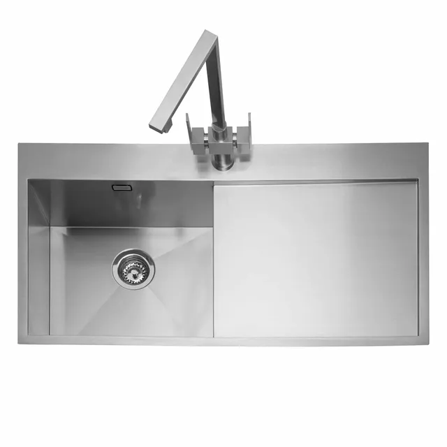 caple-cubit-100-einbausp-le-mit-abtropfer-edelstahl image 1