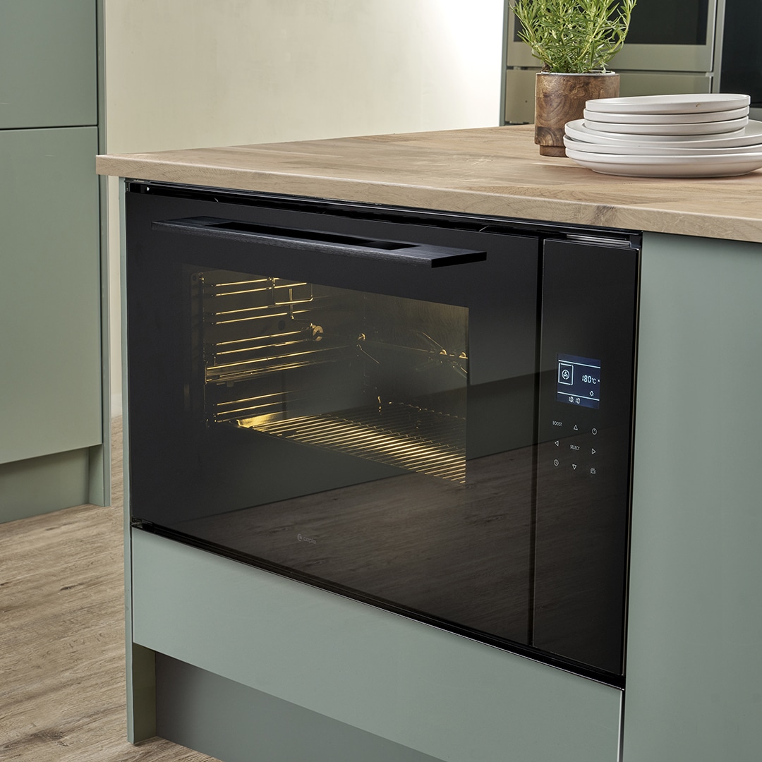 caple-90cm-elektro-einzelbackofen-schwarzes-glas image 2