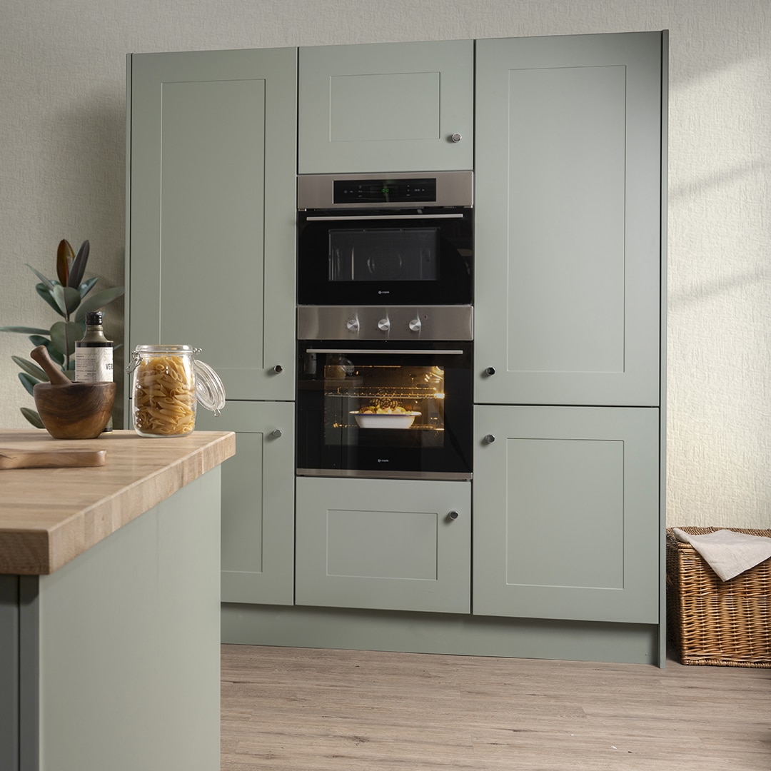 caple-60cm-elektro-einbaubackofen-schwarz-edelstahl image 2