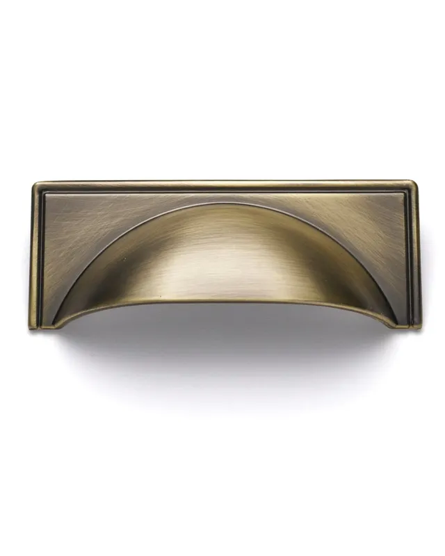caple-muschelgriff-eckig-antik-messing-f-r-k-che image 1