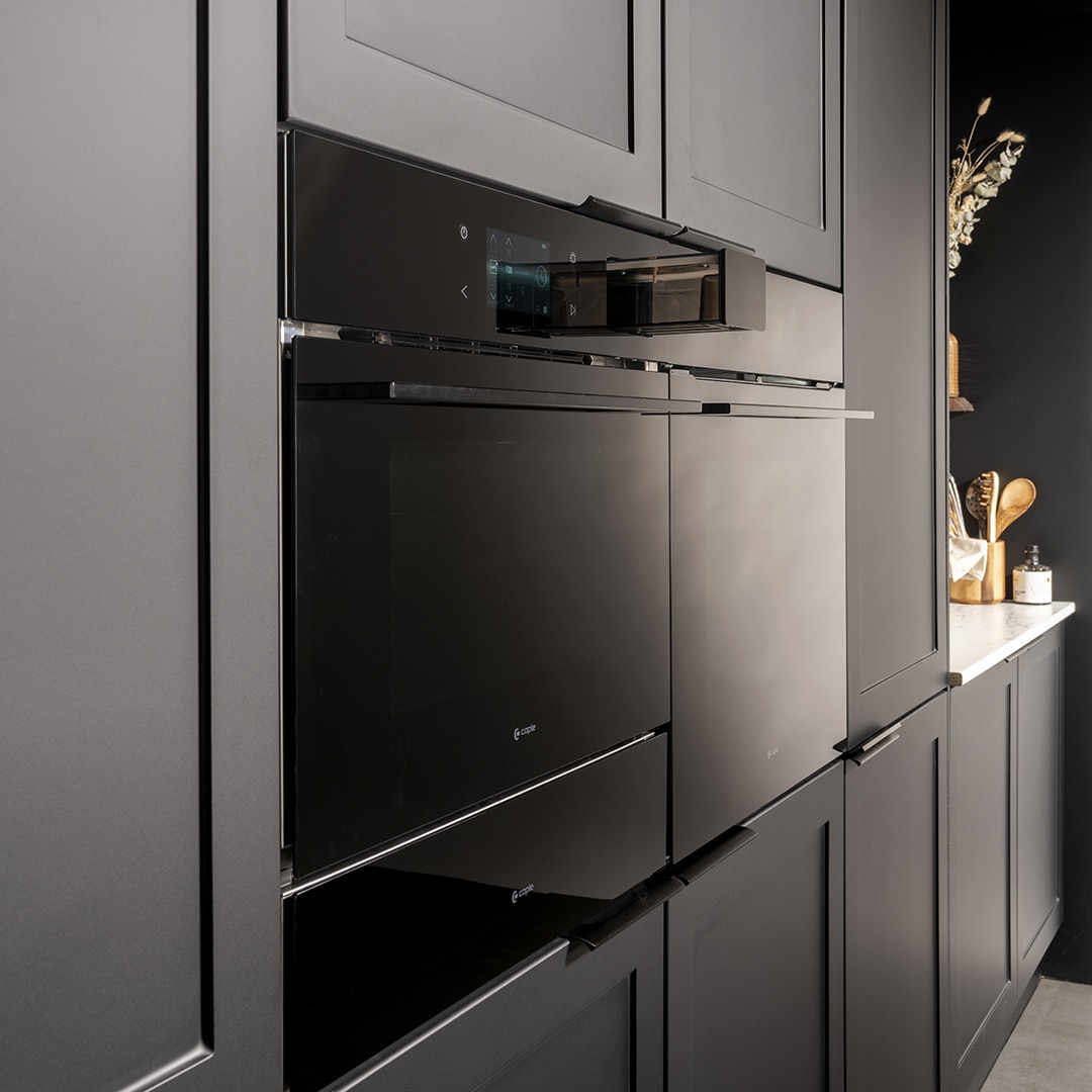 caple-smart-pyrolyse-einzel-backofen-schwarz-glas image 2