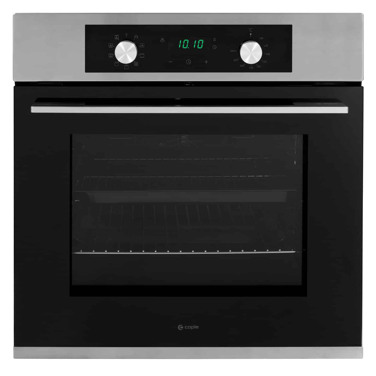caple-60cm-elektro-einzelbackofen-schwarz-edelstahl image 1