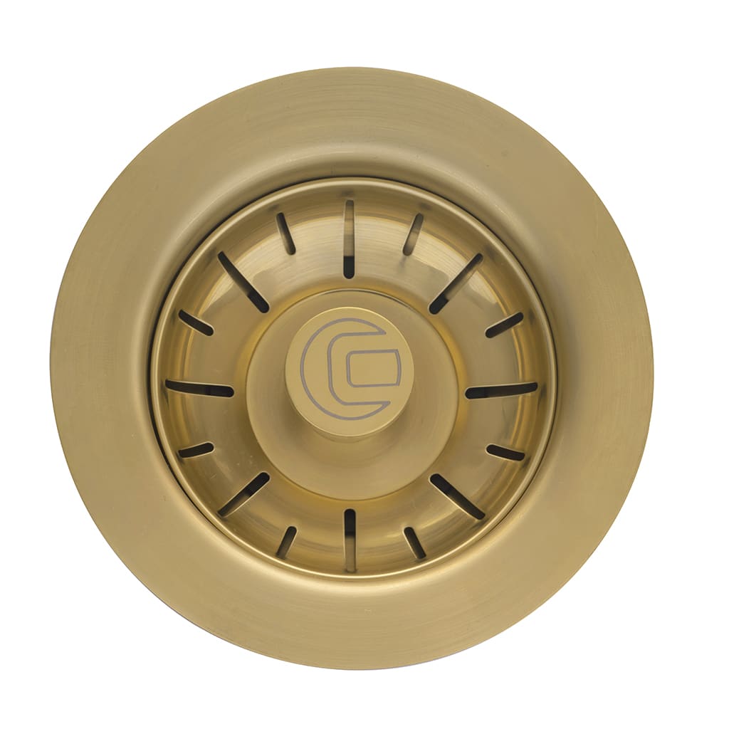 caple-ablaufgarnitur-korbventil-gold-siebkorb-114-mm image 1