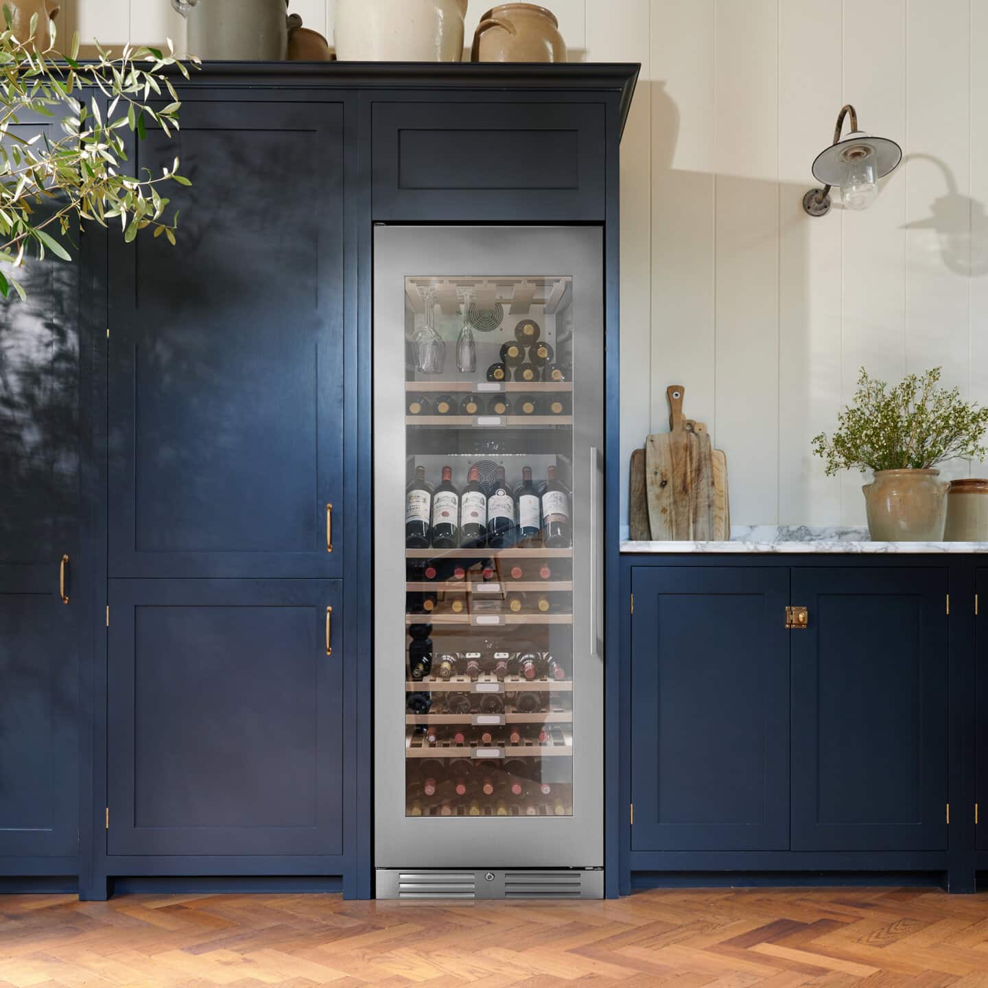 caple-freestanding-triple-zone-wine-cooler-edelstahl image 1