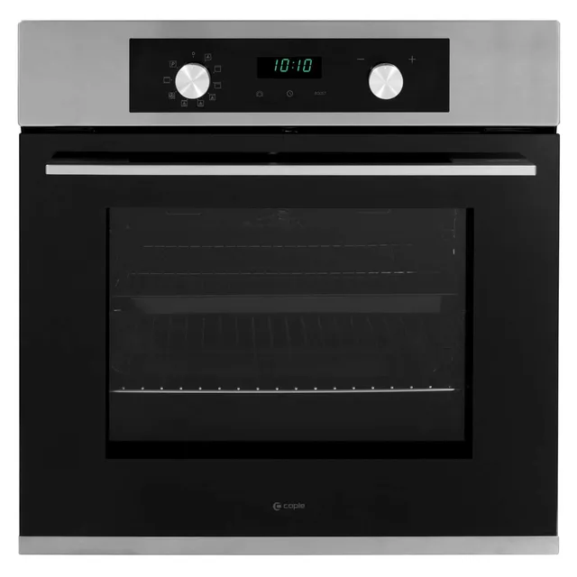 caple-60cm-pyrolyse-einbaubackofen-schwarz-edelstahl image 1