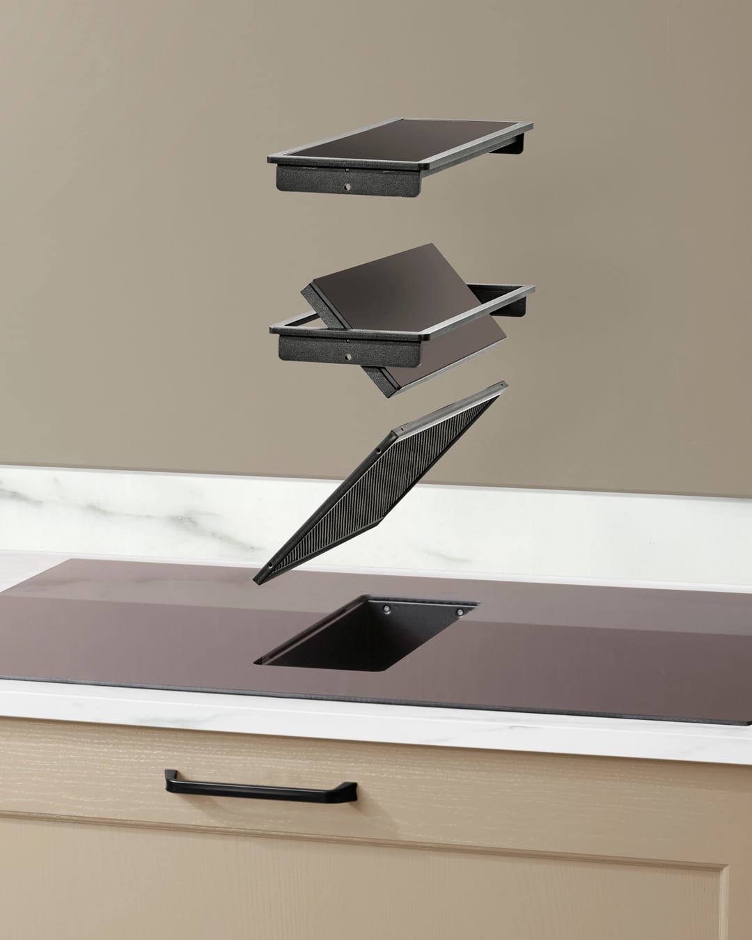 caple-83cm-induktionskochfeld-mit-dunstabzug image 5