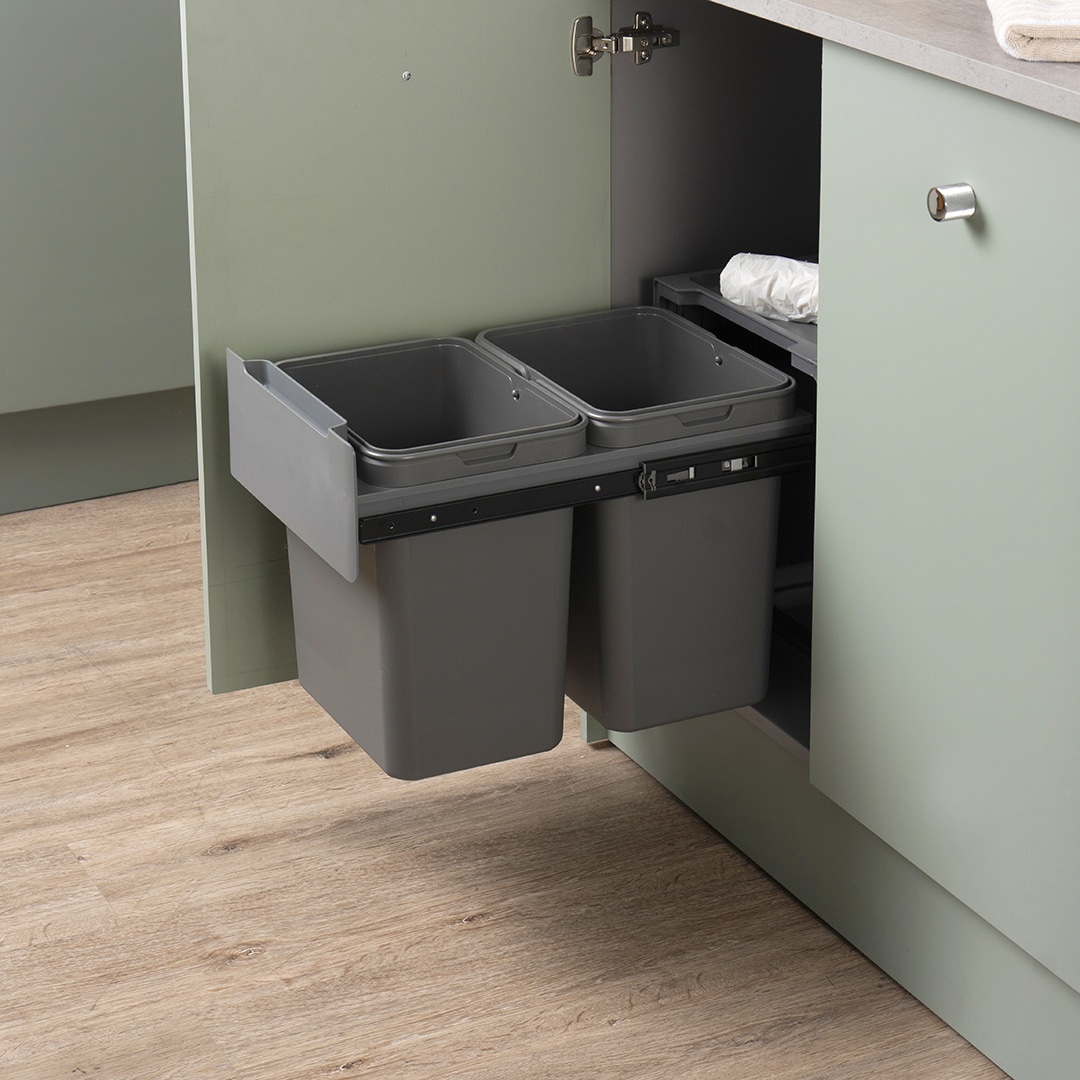 caple-base-mounted-36l-dual-bin-einbau-abfalltrennungssystem image 1