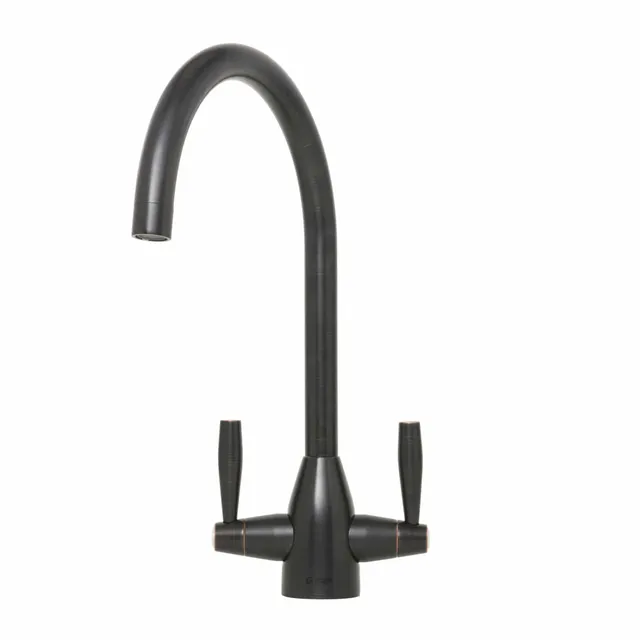 caple-avel-dual-lever-tap-blackened-copper-zweigriff-k-chenarmatur image 1