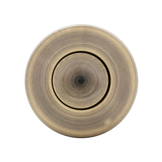 caple-druckknopf-f-r-abfallzerkleinerer-antik-messing image 1