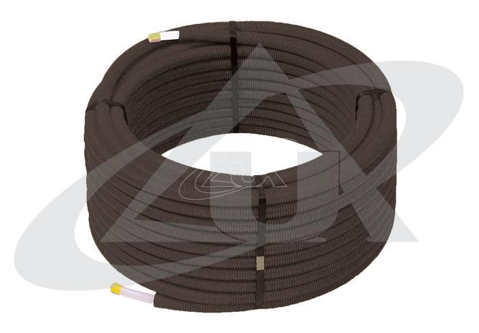 unidelta-2210-pe-x-rohr-wei-einschichtig-mit-schwarzem-mantel image 1