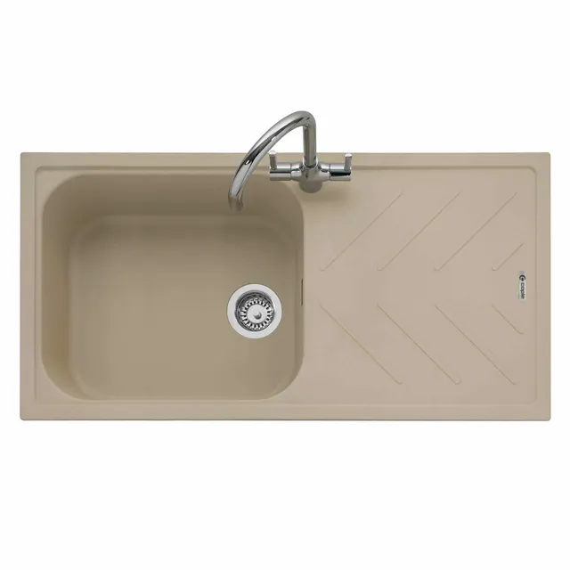 caple-veis-100-einbau-granitsp-le-mit-abtropfer-desert-sand image 1