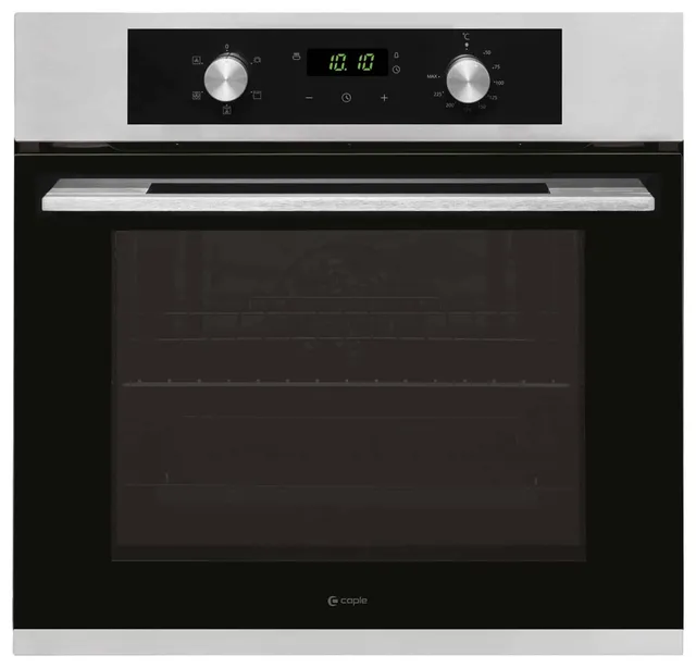 caple-60cm-elektro-einbaubackofen-schwarz-edelstahl-2 image 1