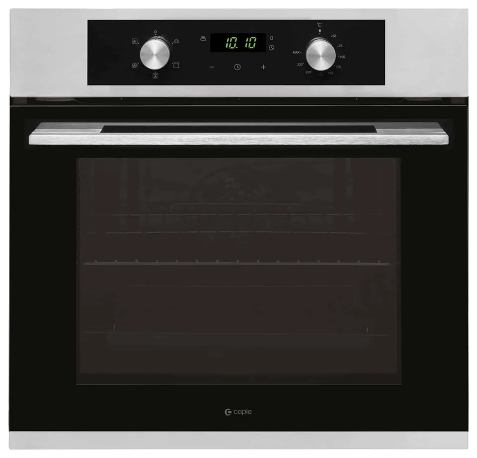 caple-60cm-elektro-einbaubackofen-schwarz-edelstahl-2 image 1