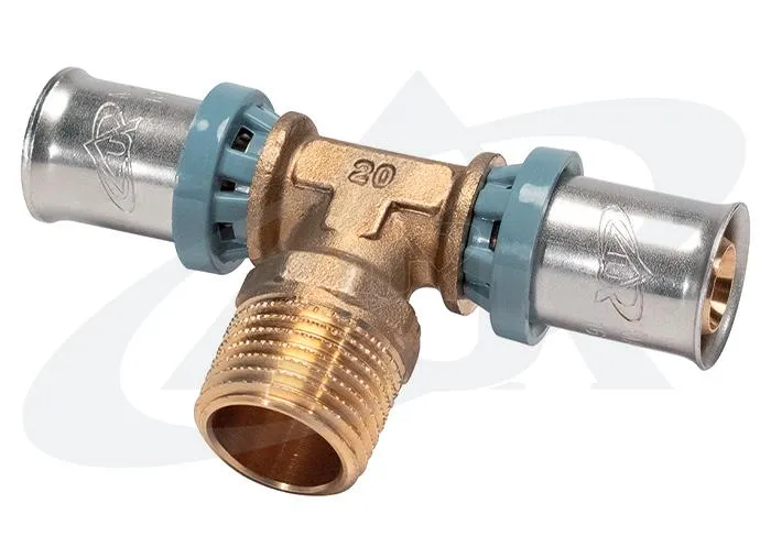 unidelta-4010-t-st-ck-90-mit-au-engewinde-abgang-pressfitting-messing-deltapress image 1