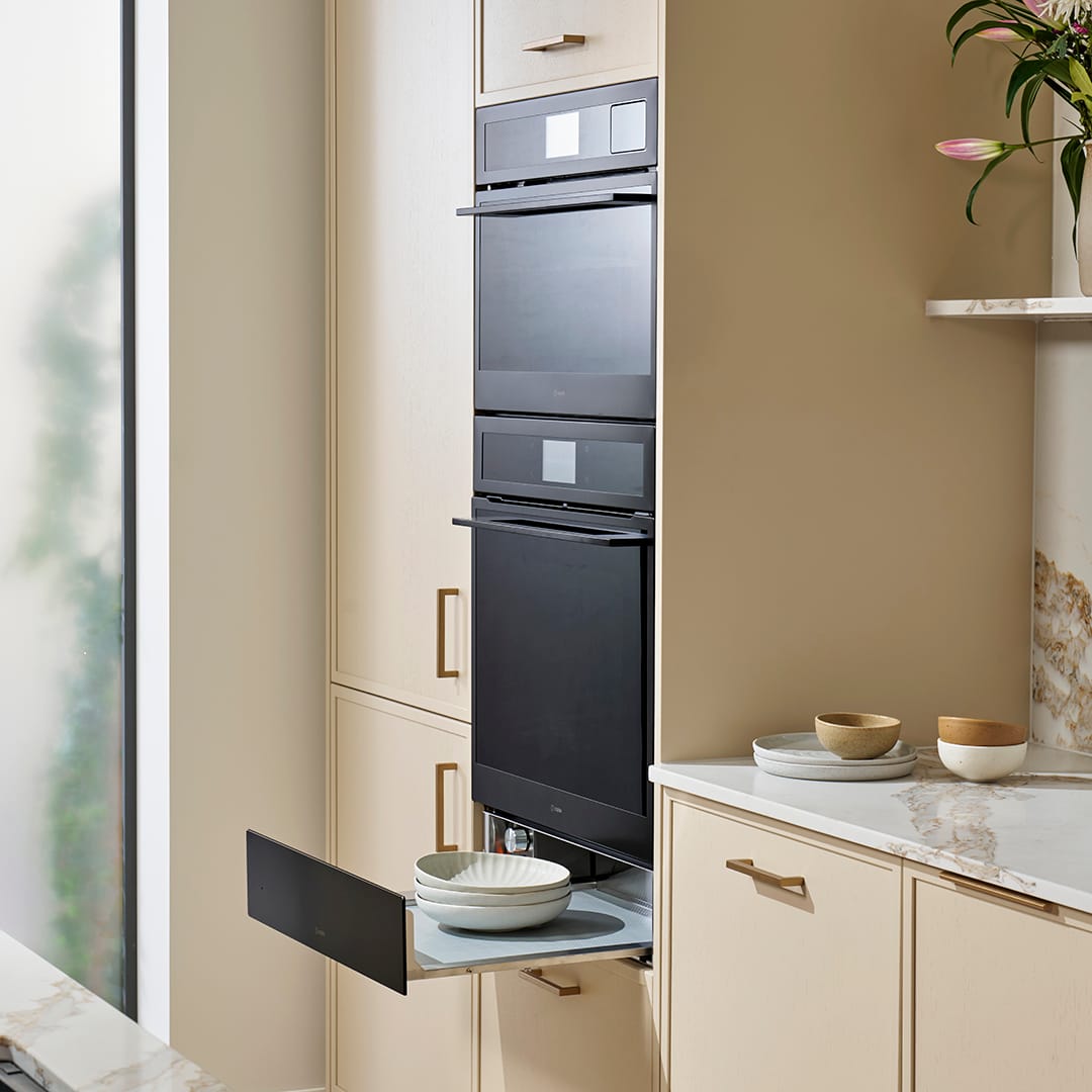 caple-14cm-w-rmeschublade-schwarz-stahl image 3