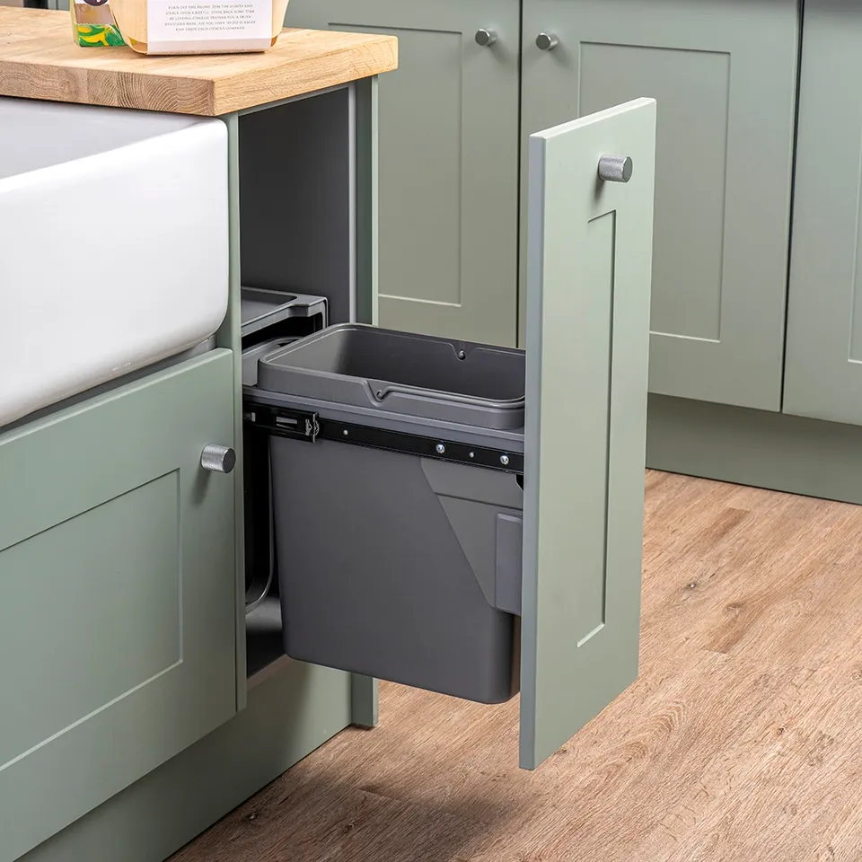 caple-base-mounted-25l-single-bin-abfallsammler-25-liter image 1