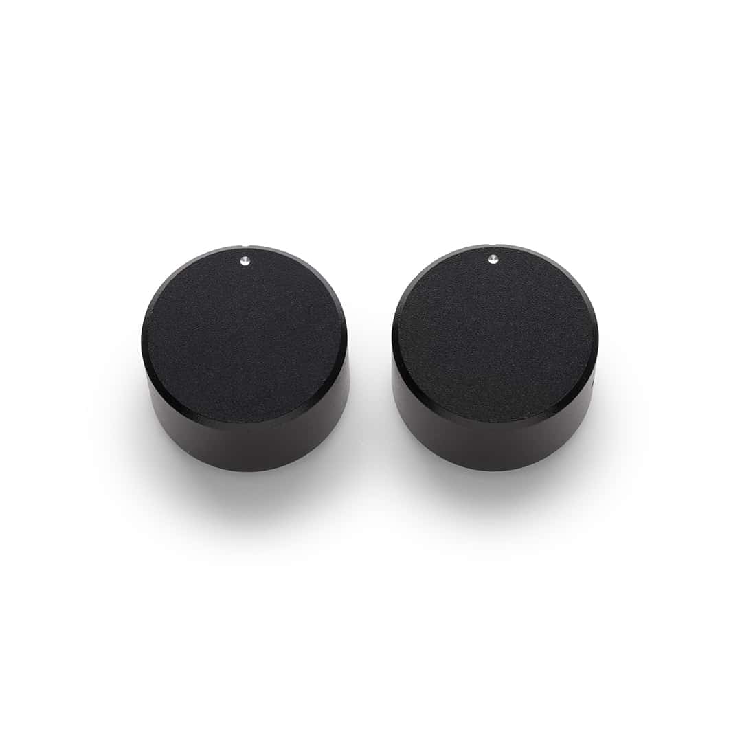 caple-cknobbk-drehknopf-schwarz-metall image 1