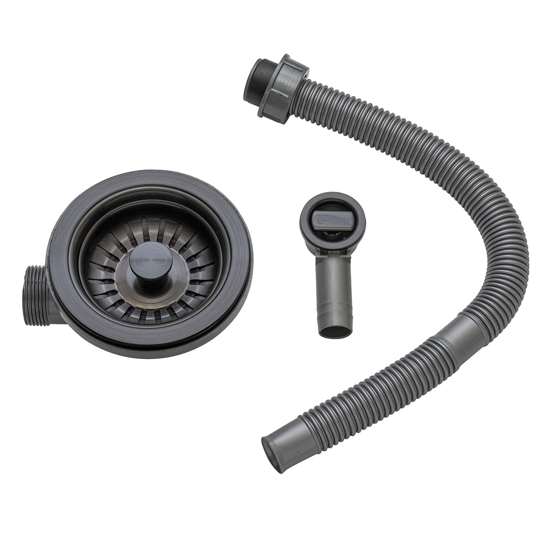 caple-90mm-korbsieb-ablauf-schwarz-stahl-f-r-saso-sp-len image 1