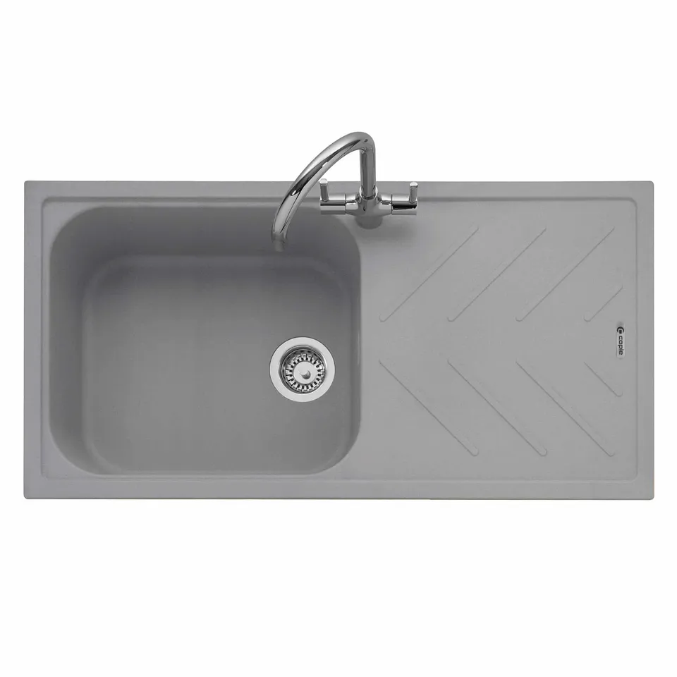 caple-veis-100-einbau-granitsp-le-mit-abtropfer-pebble-grey image 1