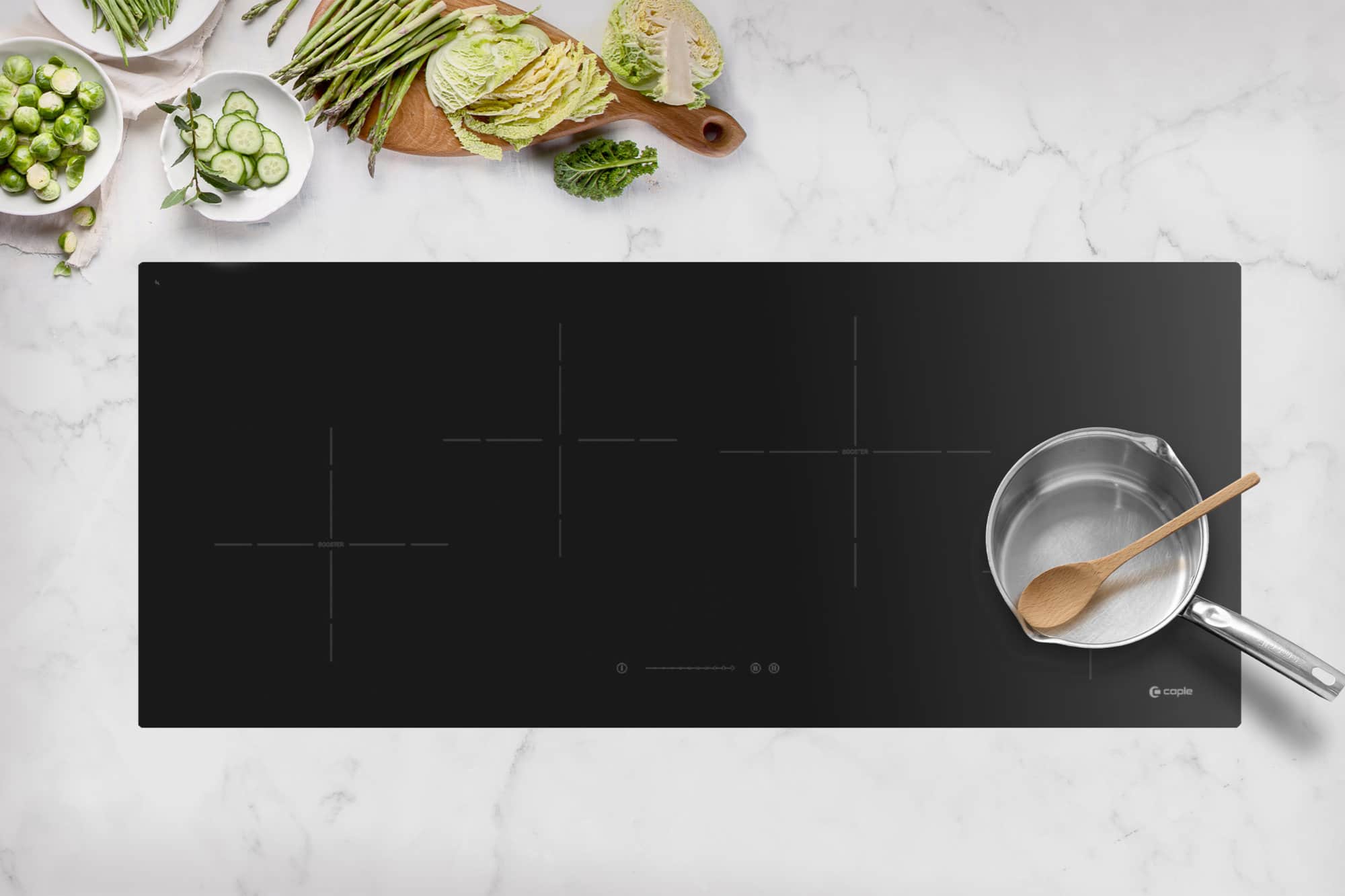 caple-90cm-ribbon-induktionskochfeld-schwarz image 2