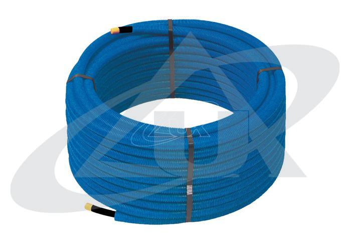 unidelta-2251-pe-x-einschichtrohr-schwarz-mit-blauem-schutzmantel image 1