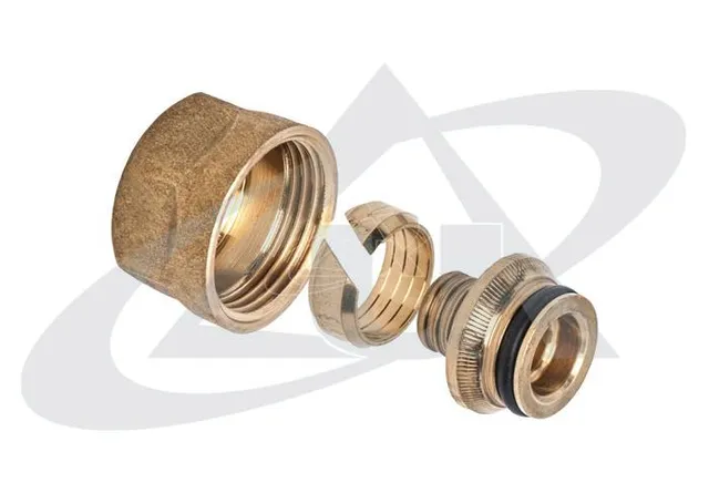 unidelta-60010233-eurokono-anschluss-mit-berwurfmutter-f-r-pe-x-pe-rt-verteiler image 1
