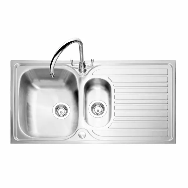 caple-crane-151-einbausp-le-mit-abtropfer-edelstahl image 1