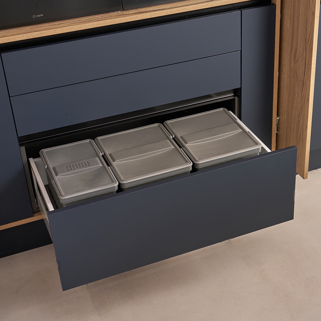 caple-in-drawer-49l-dreifach-m-lleimer-f-r-schublade image 2