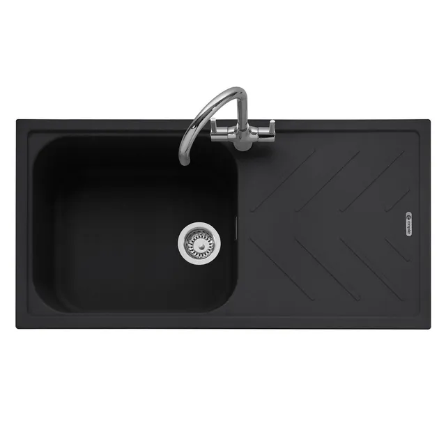 caple-veis-100-einbau-granitsp-le-mit-abtropfer-anthracite image 1