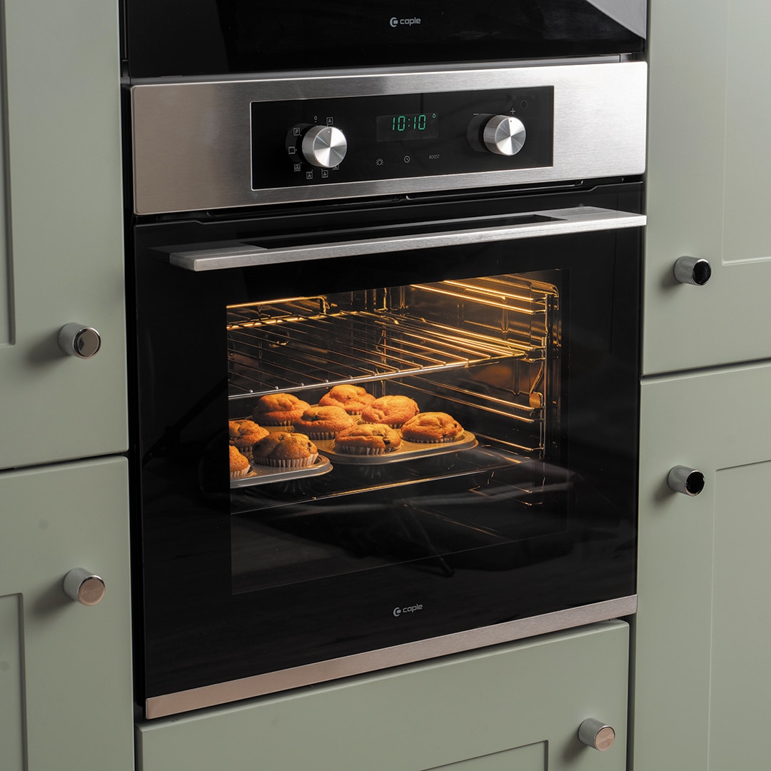 caple-60cm-pyrolyse-einbaubackofen-schwarz-edelstahl image 2