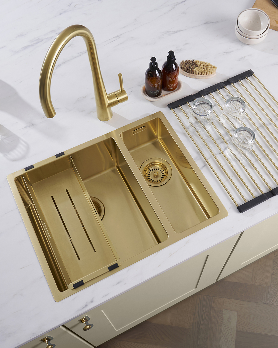 caple-ridley-einhebel-armatur-gold image 2