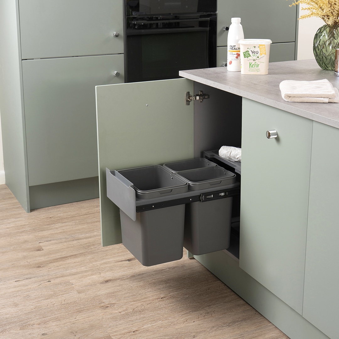 caple-base-mounted-36l-triple-bin-abfalltrennsystem image 2