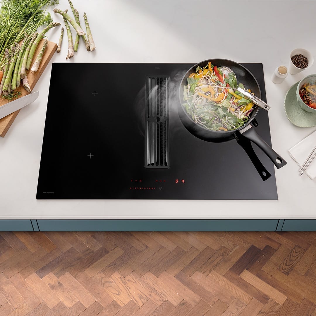 caple-80cm-induktionskochfeld-mit-downdraft-abzug image 2
