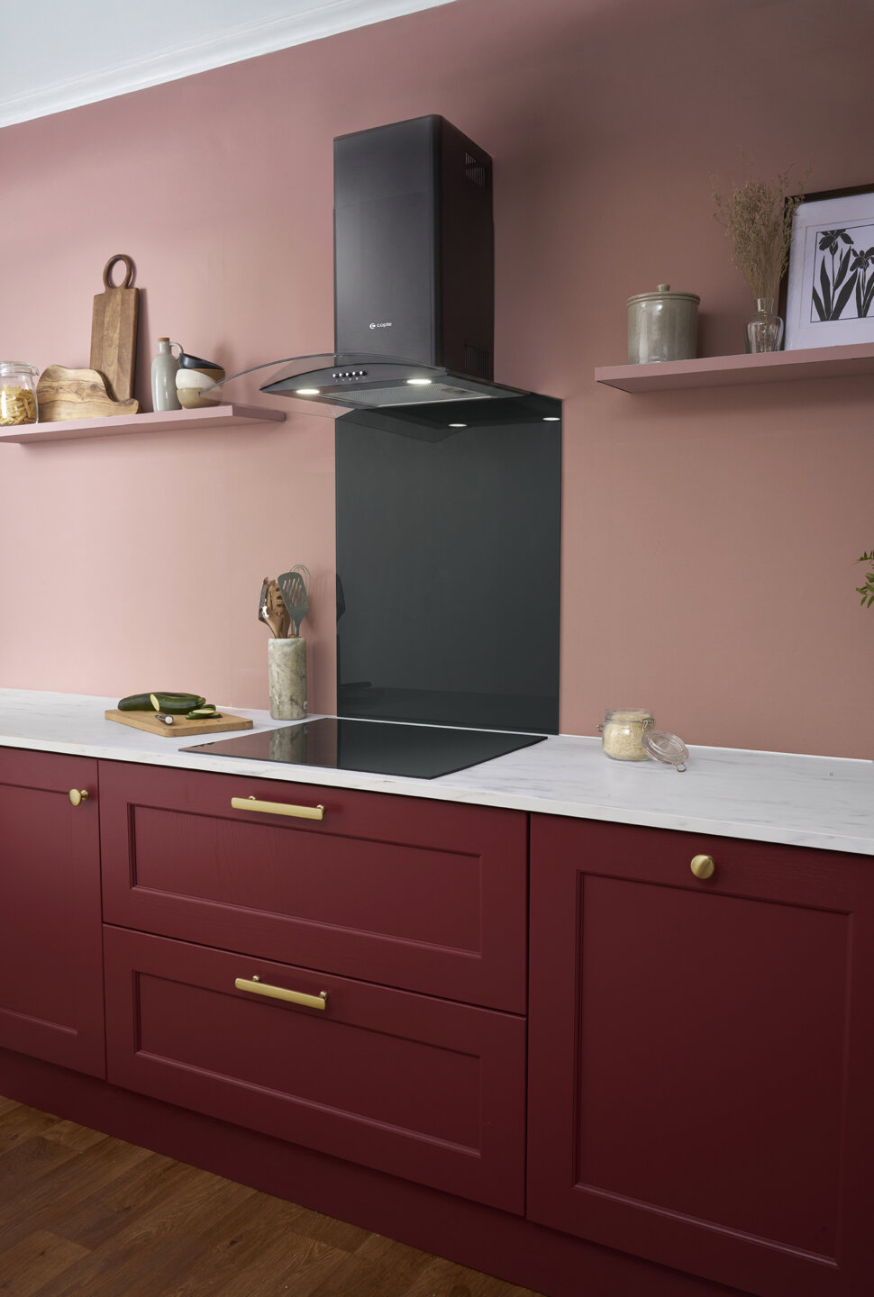 caple-59-5-cm-wand-kaminhaube-schwarzglas image 3